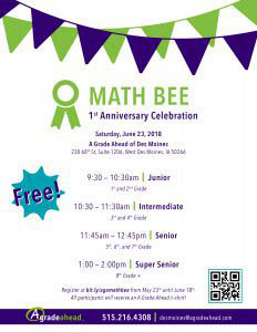 Math Bee Des Moines Enrichment Academy