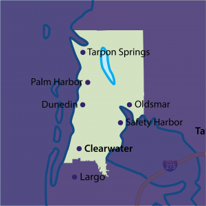 Oldsmar tutoring territory map