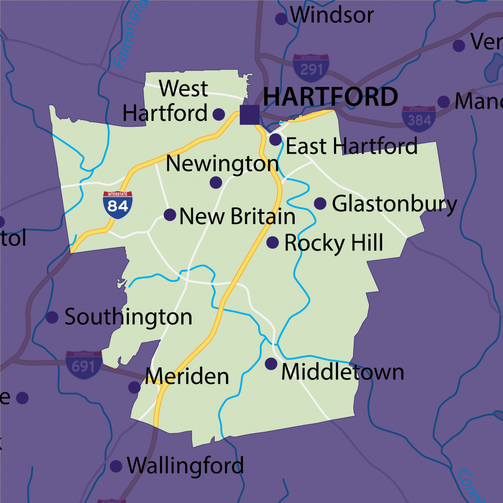 Rocky Hill tutoring territory map