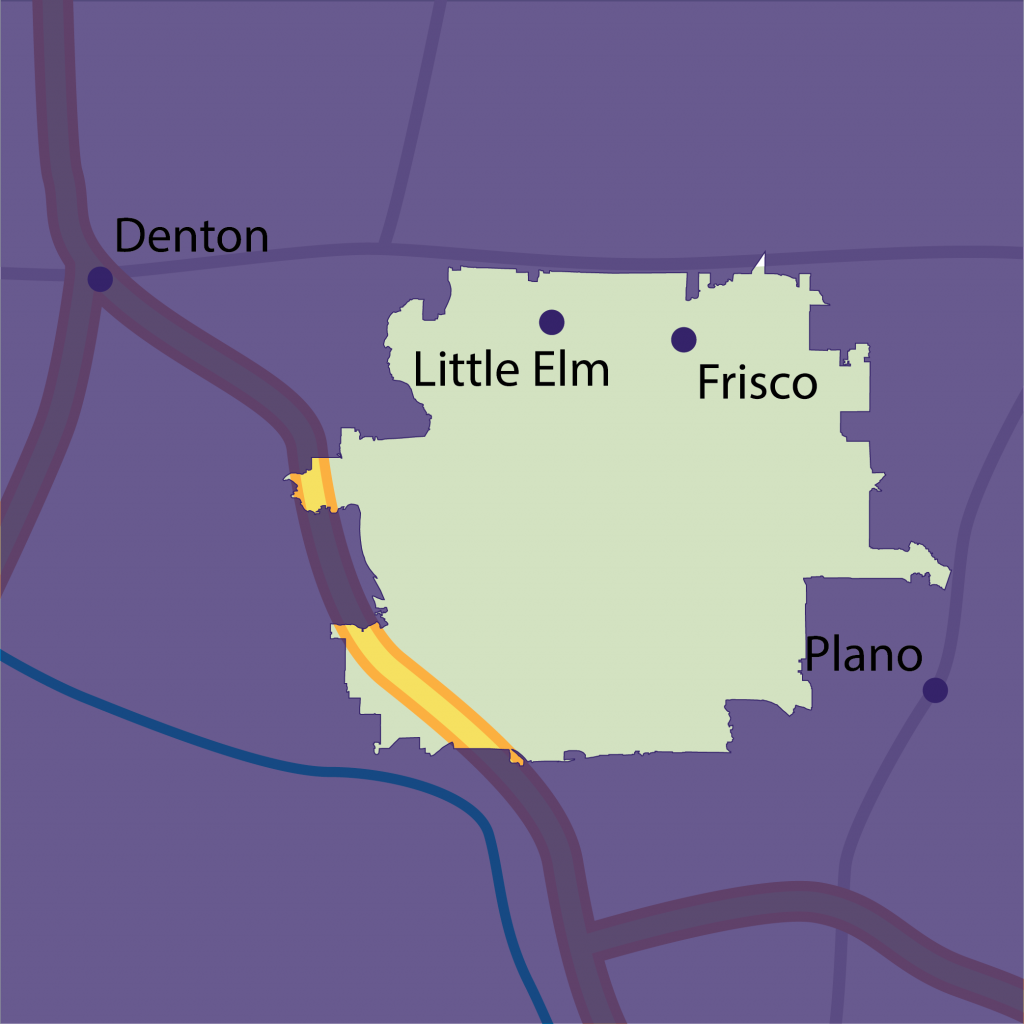 Little Elm tutoring territory map